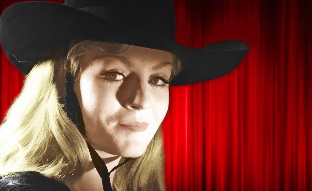 Мужество и песни Анны Герман... Портрет Анны Герман в ковбойской шляпе