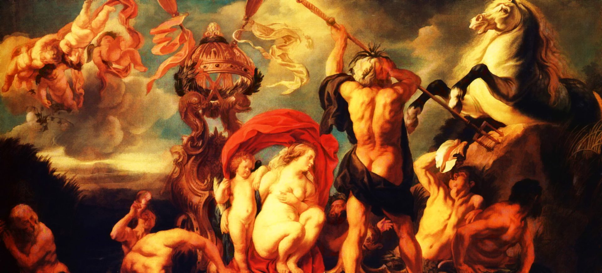Древняя Греция и герои Эллады... Бог морей Нептун — в древнеримской мифологии бог морей и потоков. Один из древнейших римских богов. Позднее был отождествлён с греческим богом Посейдоном.